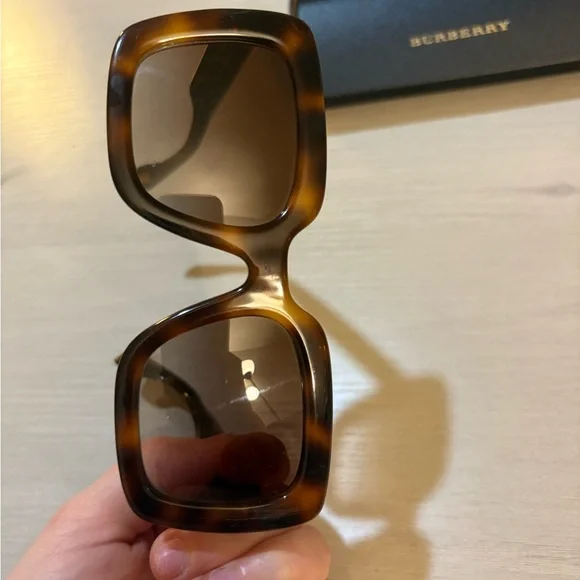 Burberry Tortoise Shell Sunglasses - Picture 6 of 13